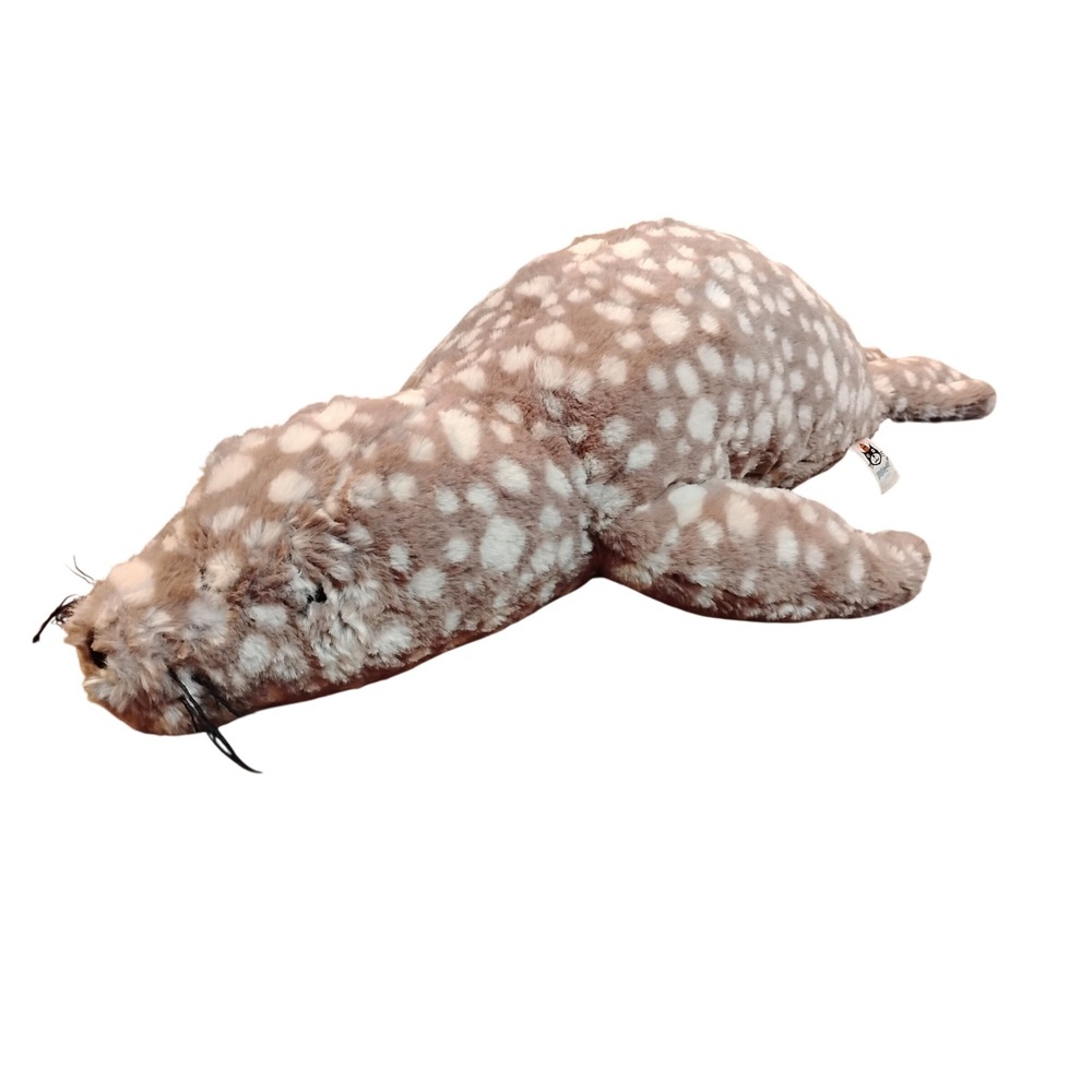 Retired Jellycat Linus Leopard Seal Rare Plush Spotted 22in